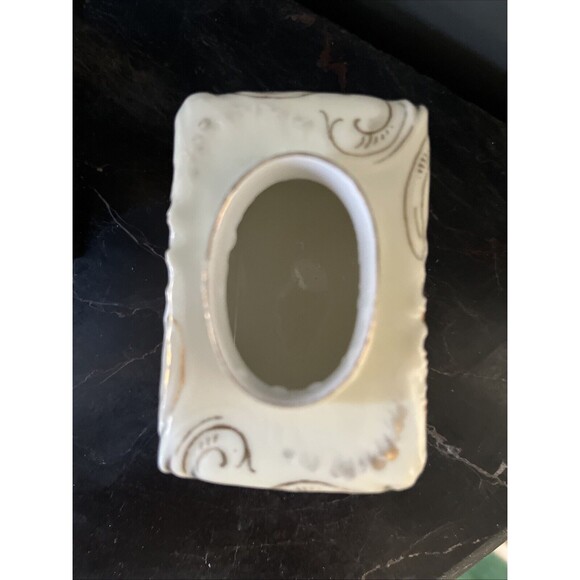 PHL Limoges France Porcelain Powder Box - Pink Flowers Gold Swirl Crown Mark As - Picture 8 of 12